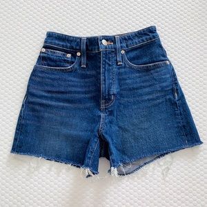 Madewell Curvy High-Rise Denim Shorts — Size 24